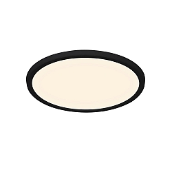 Luminaire de plafond OJA 29 IP54 CCT DIM rond, CCT Switch IP54, noir mat gradable