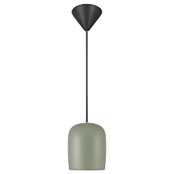Luminaire à suspension NOTTI 10 E27 IP20, vert, mat 