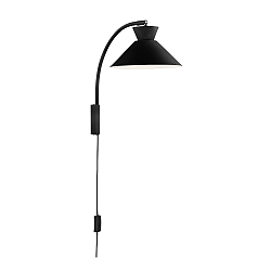 Luminaire mural DIAL E27 IP20, noir  