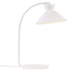 Lampe de table DIAL E27 IP20, gris 