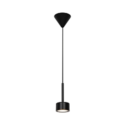 Luminaire à suspension CLYDE IP20, noir mat gradable
