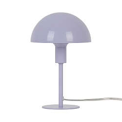 table lamp ELLEN MINI half round, with switch, with lamp socket E14 IP20, glossy, purple 