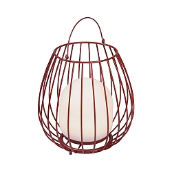 Lampe rechargeable JIM TO-GO avec interrupteur, avec connexion USB IP54, rouge gradable