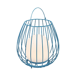 Lampe rechargeable JIM TO-GO avec interrupteur, avec connexion USB IP54, bleu gradable