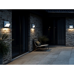Luminaire mural d’extérieur PONTIO 27 GU10 IP54, blanche 