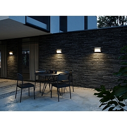 Luminaire mural d’extérieur PONTIO 27 GU10 IP54, couleur sable 