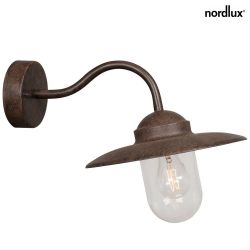 Outdoor Wall luminaire LUXEMBOURG, E27, IP54, rust