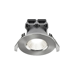 downlight FREMONT set of 3 IP65, steel brushed dimmable