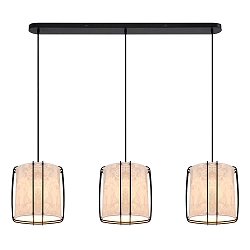 Luminaire à suspension CARDINE 3 flammes E27 IP20, blanc mat gradable