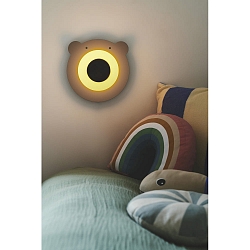 Luminaire mural BRUNA BEAR E14 IP20, marron, mat, noir, blanche 
