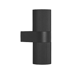 Luminaire mural d’extérieur KYKLOP RIPPLE GU10 IP54, noir mat 