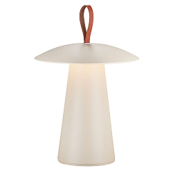 Lampe de table à accu ARA TO-GO 2 IP54, couleur sable gradable