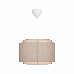 pendant luminaire TAKAI E27 IP20, beige dimmable
