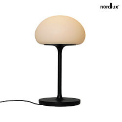 Lampe de table  accu SPONGE ON A STICK IP44, noir mat, blanche gradable