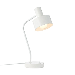 Lampe de table MATIS E27 IP20, blanche 