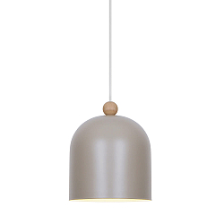 Luminaire � suspension GASTON E27 IP20, brun clair gradable