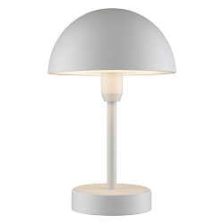 Lampe de table à accu ELLEN TO-GO sans chargeur, avec IP station de rechargea IP44, mat, blanche gradable