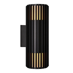 Luminaire mural d'ext�rieur ALUDRA DOUBLE E27 IP54, seaside noir gradable