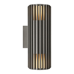 Luminaire mural d'ext�rieur ALUDRA DOUBLE E27 IP54, seaside anthrazit gradable