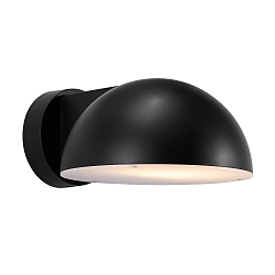 Luminaire mural CLARSO E27 IP44, noir gradable