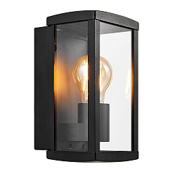Luminaire mural LUCHY E27 IP44, noir gradable