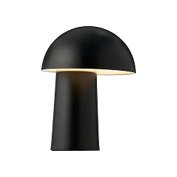 Lampe de table à accu FAYE IP20, noir gradable
