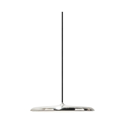 Luminaire à suspension ARTIST 40 IP20, acier inoxydable gradable