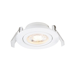 recessed luminaire MONOLO set of 1 IP20, white dimmable 4,8W 70 | 230 | 450lm 3000K 36° 36° CRI 80