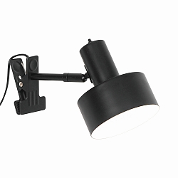 Lampe � pince MATIS E27 IP20, noir 