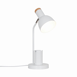 Lampe de table DEVONE  E27 IP20, blanche 