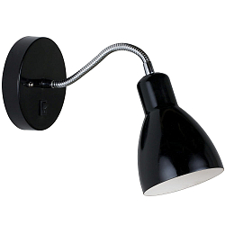 Luminaire mural CYCLONE E14 IP20, noir