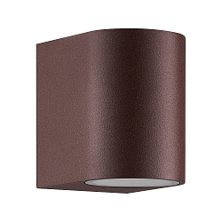 Luminaire mural d’extérieur DION SINGLE GU10 IP44, rouille gradable