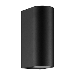 Luminaire mural d’extérieur DION DOUBLE GU10 IP44, noir gradable