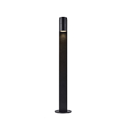 Borne d'éclairage TIN 80 GU10 IP44, noir gradable