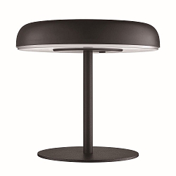 solar table lamp ELMER SOLAR IP44, black dimmable