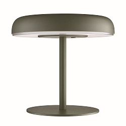 solar table lamp ELMER SOLAR IP44, green dimmable