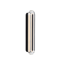 wall luminaire CAVARA IP44, black dimmable