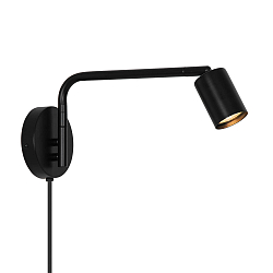 Luminaire mural EXPLORE LONG GU10 IP20, noir 