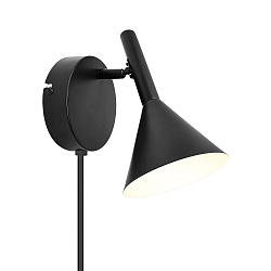 wall luminaire KELVIS GU10 IP20, black 