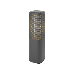 bollard lamp SIDARA 45 E27 IP44, seaside anthracite dimmable