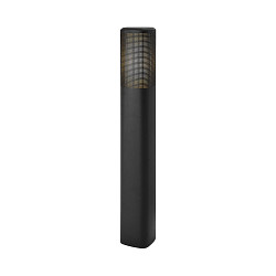 Borne d'�clairage SIDARA 95 E27 IP44, seaside noir gradable