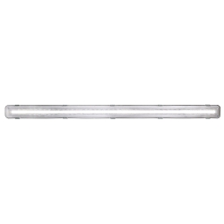 Luminaire pour locaux humides WORKS IP65 à 1 flamme, langue, commutable G13 IP65, gris 