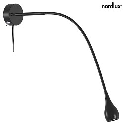 Nordlux LED Wall spotlight DROP LED, 3W LED, 3000K, 130lm, IP20, black