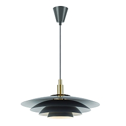 Luminaire à suspension BRETAGNE 38 G9 IP20, gris gradable