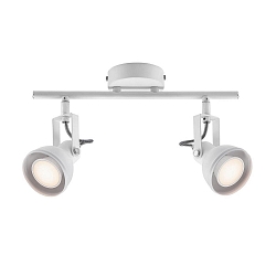 Nordlux Spot ASLAK track, 2 flames, GU10, white