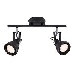 Nordlux Spot ASLAK track, 2 flames, GU10, black