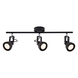Luminaire de plafond ASLAK � 2 flammes, r�glable GU10 IP20, mat, noir profond gradable