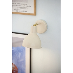 Luminaire mural POP E27 IP20, beige 
