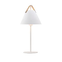 design for the people by Nordlux Table lamp STRAP, height 55cm, shade � 25cm, E27, white