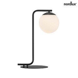Nordlux Table lamp GRANT, height 41cm, shade  14.5cm, E14, black
